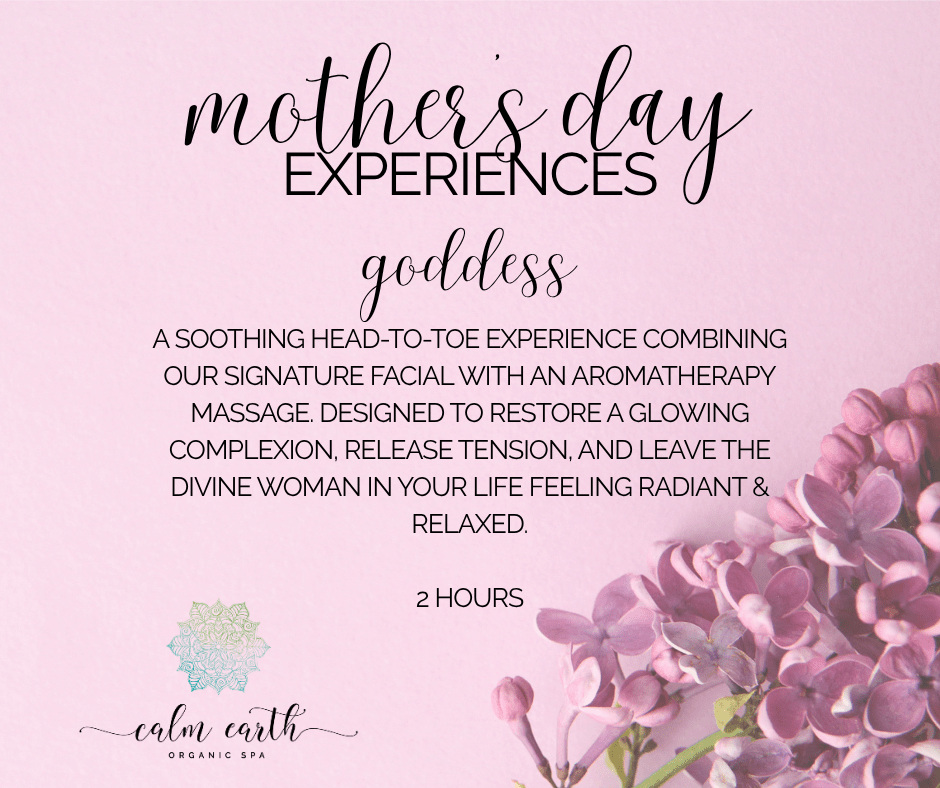 Mother's Day Experience - Goddess.
A soothing head-to-toe experience combining our signature facial with an aromatherapy massage designed to restore a glowing complexion, release tension, and leave the divine woman in your life feeling radiant & relaxed. 2 Hours.