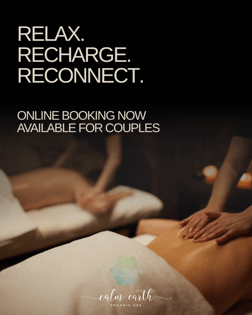 Relax. Recharge. Reconnect.

Online booking now available for couples.
